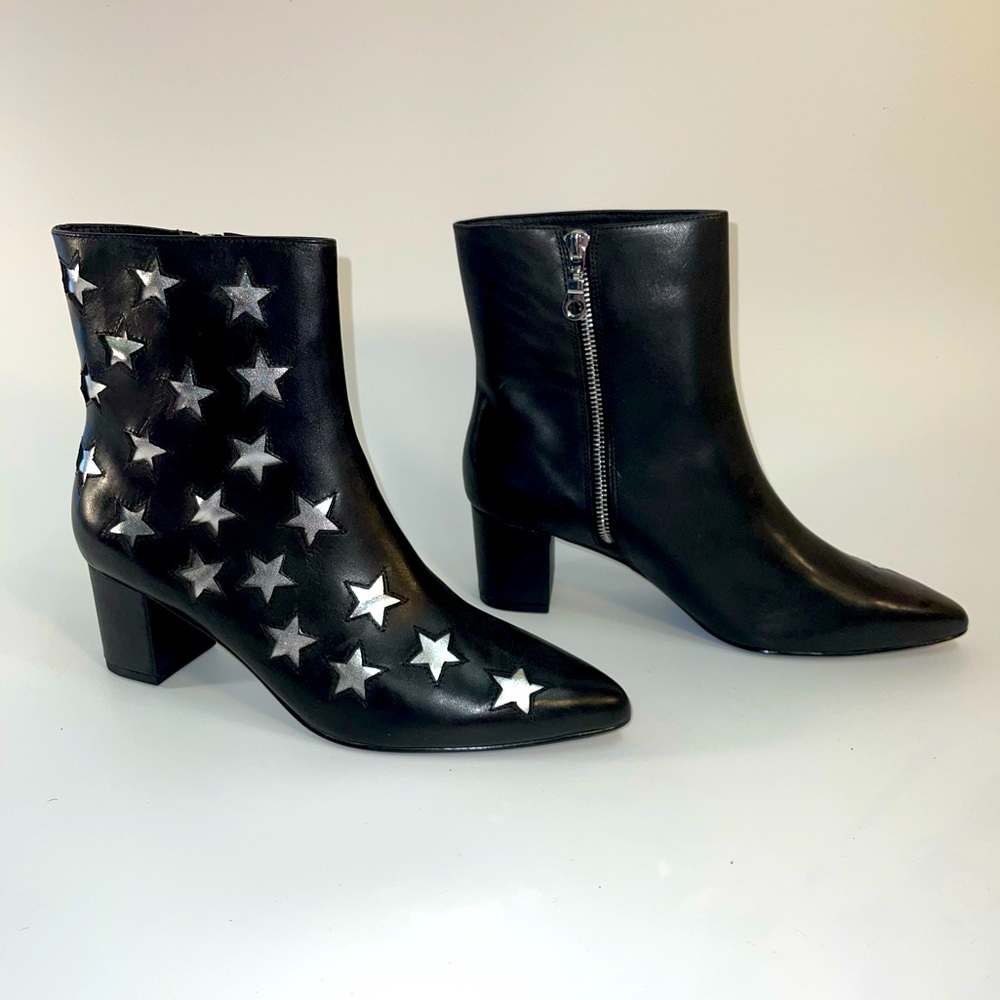 Archive by Modern Vice NYC NWOT star black leather boot
